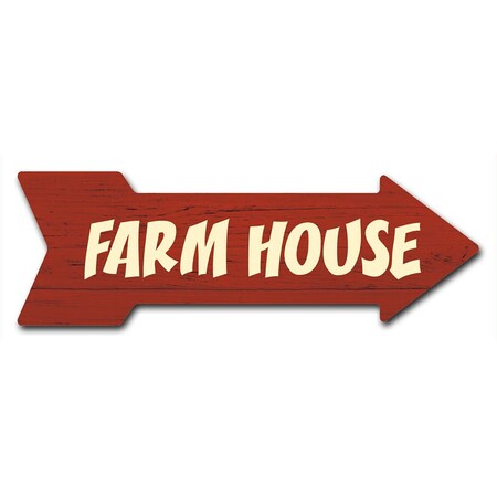 Signmission Farm House Arrow Decal Funny Home Decor 36in Wide D-A-12-999876